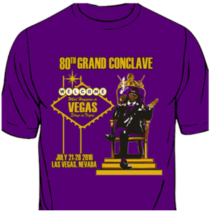 80th grand conclave Las Vegas purple t-shirt