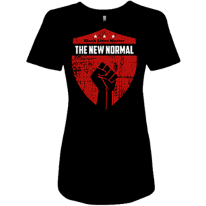The new normal black t-shirt