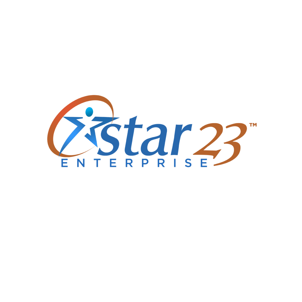 Star 23 Enterprise logo for HBCU events, Greek Weekend parties, and national event promotions.