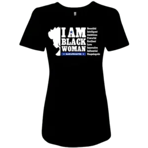 I am black Woman-Blue