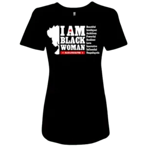 I am black Woman-red