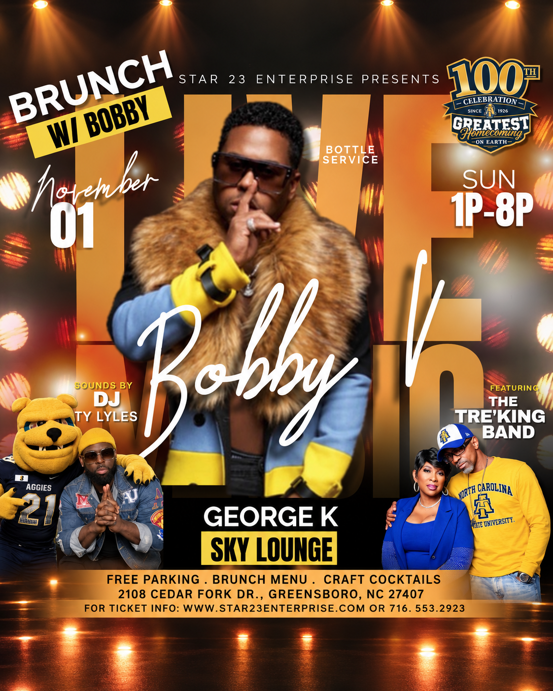 GHOE Centennial Weekend 2026 events presented by Star 23 Enterprise in Greensboro, North Carolina